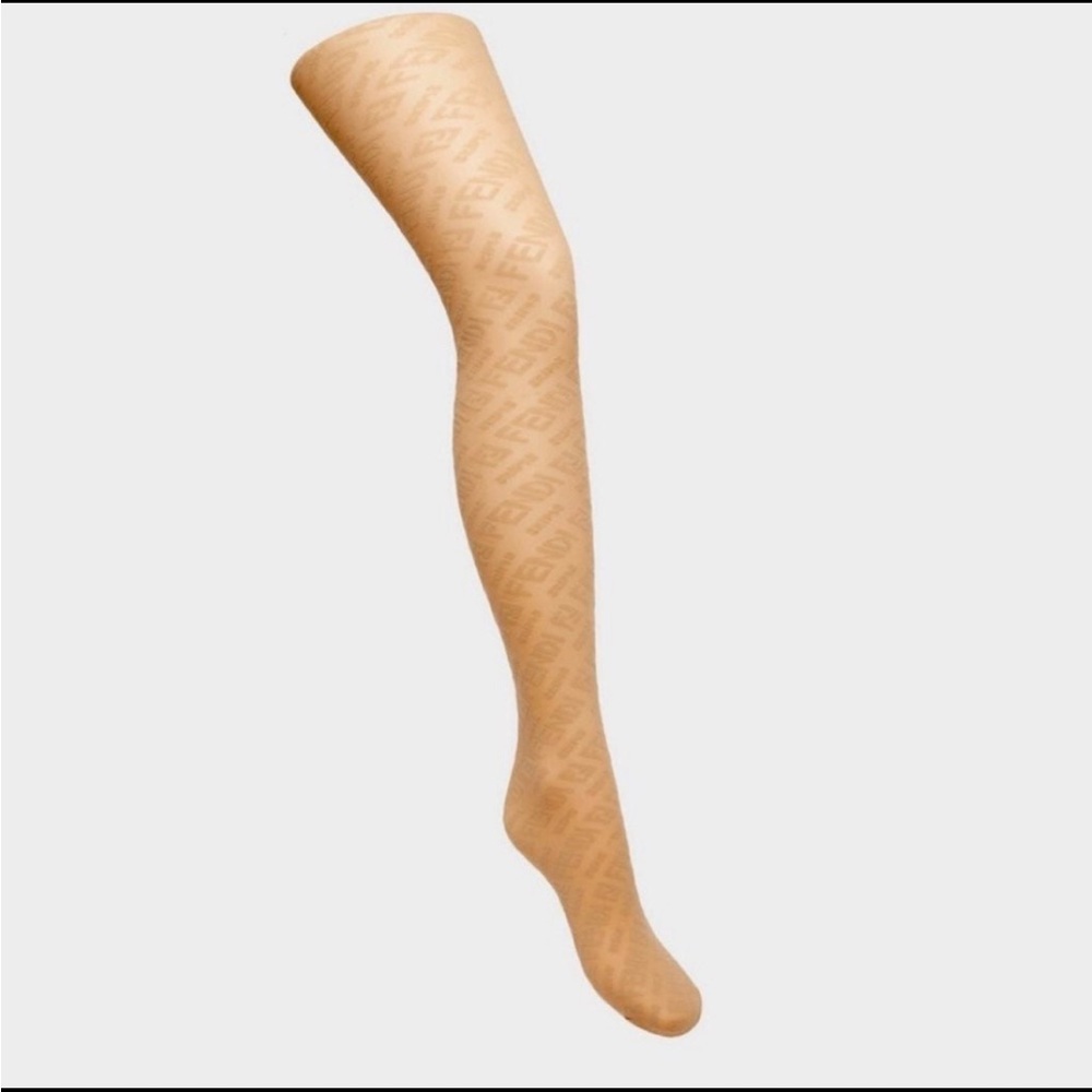 Fendi Skims Tan (California) MID SUPPORT TIGHTS Sz L